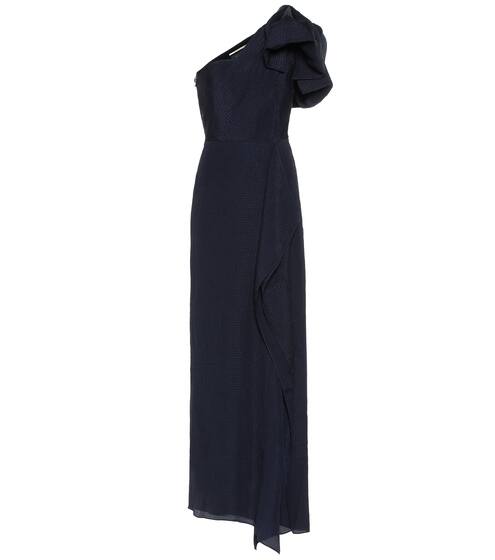 Belhaven silk-jacquard gown | Roland Mouret