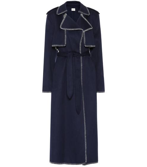 Roman wool-blend trench coat | Khaite