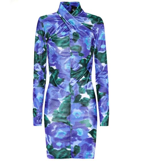 Floral velvet minidress | Richard Quinn