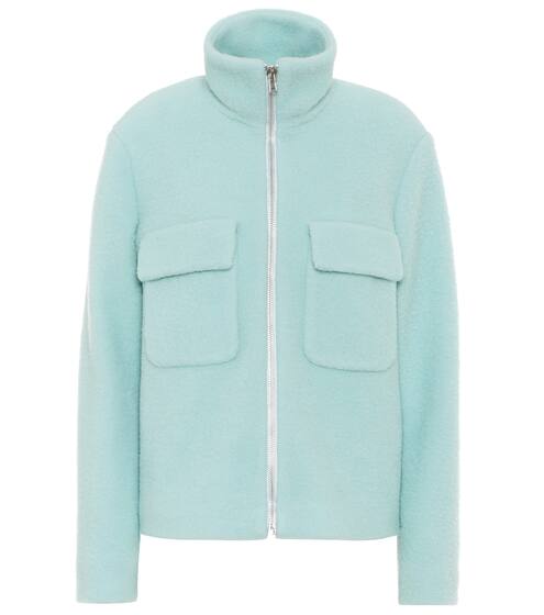 Wool-blend funnel-neck jacket | Helmut Lang