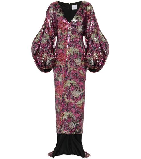 Sequined gown | Halpern