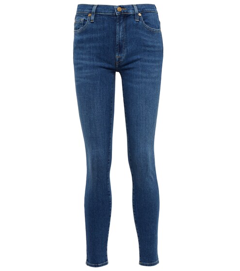 Slim Illusion high-rise skinny jeans | 7 For All Mankind