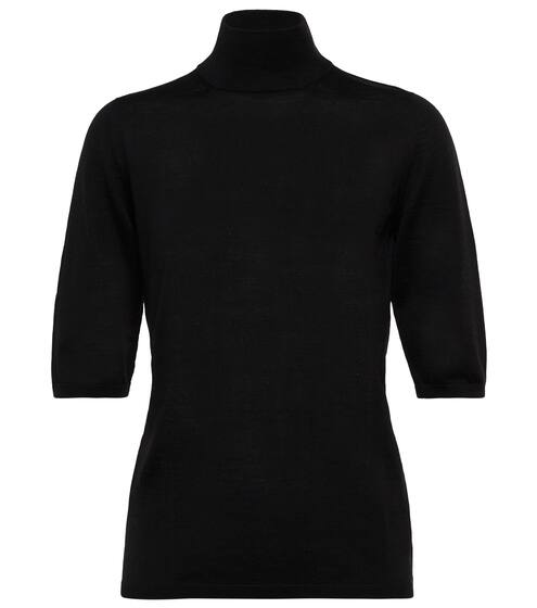 designer black turtleneck