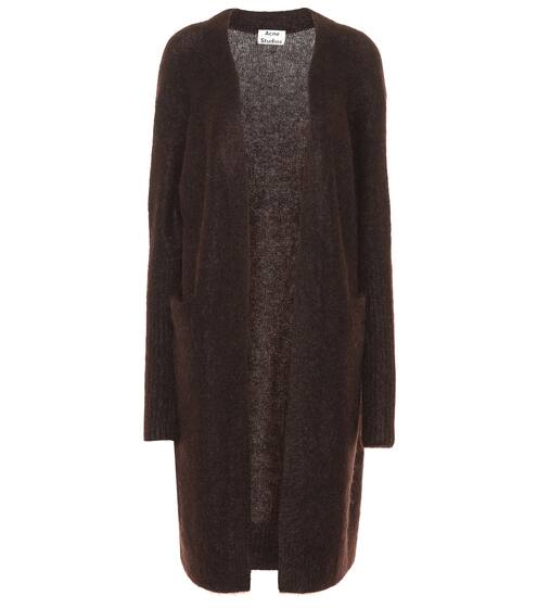 Raya wool and mohair blend cardigan | Acne Studios