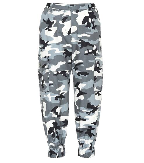 High-rise printed cargo pants | Miu Miu