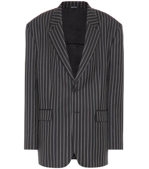 Striped wool-twill blazer | Maison Margiela