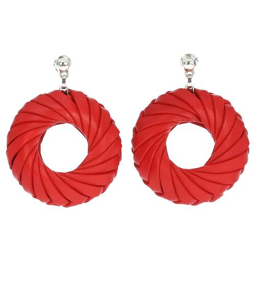 Leather earrings | Bottega Veneta