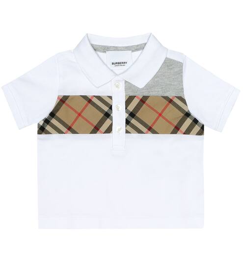 Baby cotton-piqué polo shirt | Burberry Kids