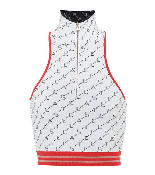 Logo intarsia crop top | Stella McCartney
