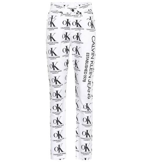 Printed high-rise straight jeans | Calvin Klein Jeans Est. 1978