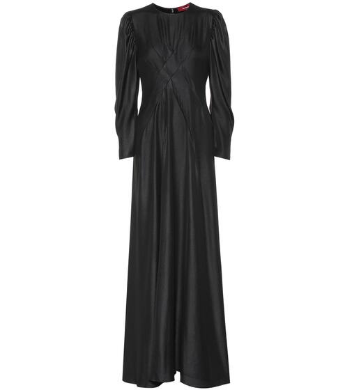 Virginia hammered satin maxi dress | Sies Marjan