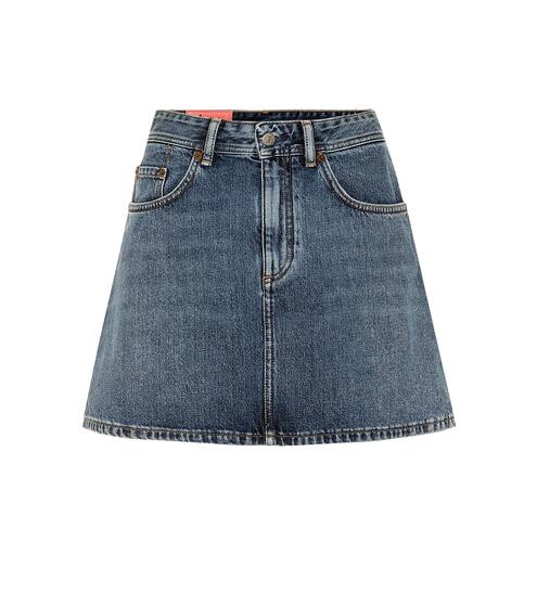 Blå Konst Caitlyn denim miniskirt | Acne Studios