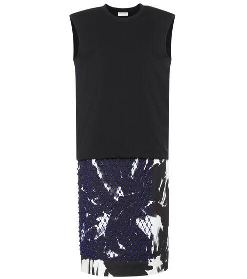 فستان من القطن مع تزيين | Dries Van Noten