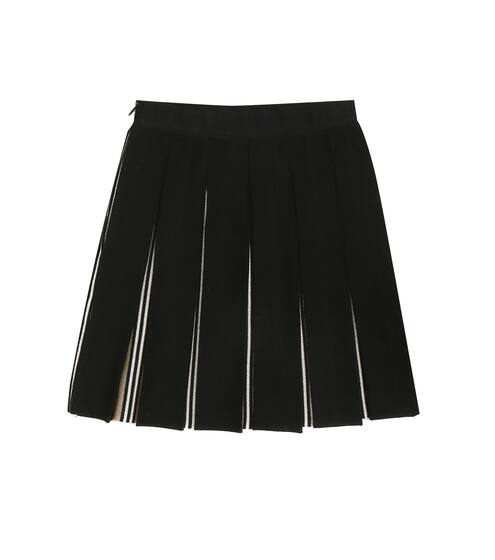 Icon Stripe stretch-wool skirt | Burberry Kids