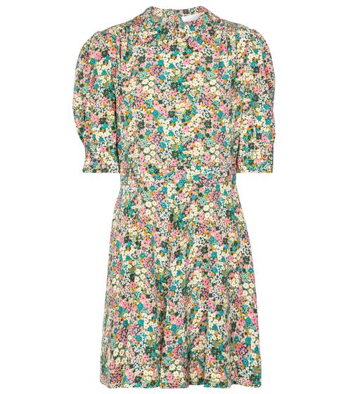Robe chemise en soie à fleurs | See By Chloé
