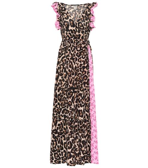 Exclusive to Mytheresa – Aiza leopard and floral maxi dress | Baum und Pferdgarten