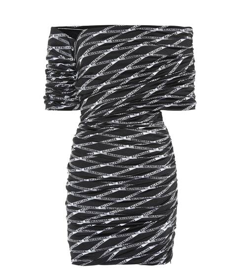 Off-the-shoulder minidress | Balenciaga