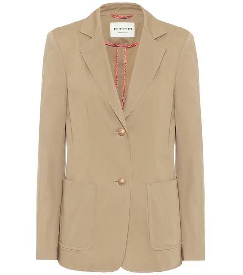 Stretch-cotton twill blazer | Etro