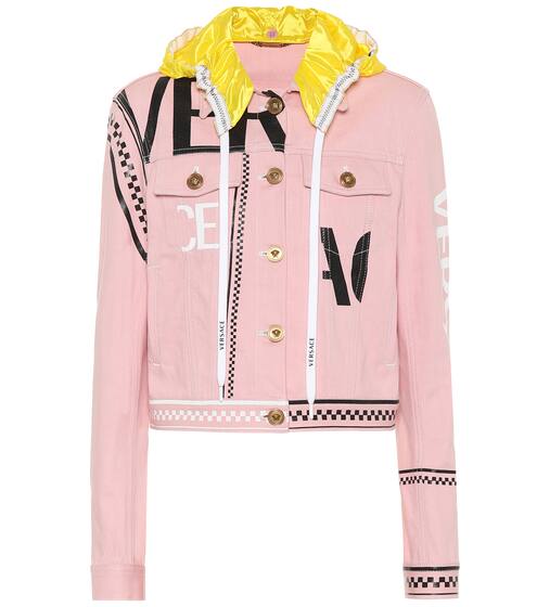 Hooded denim jacket | Versace