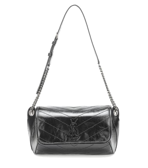 Niki crinkled-leather belt bag | Saint Laurent