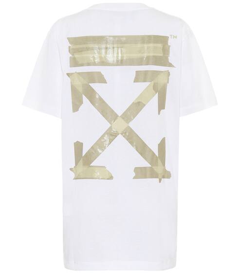 Oversized printed cotton T-shirt | Off-White