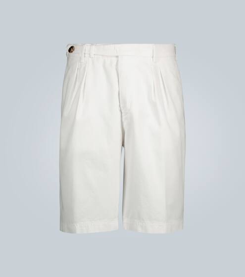 Cotton knee-length shorts | Brunello Cucinelli