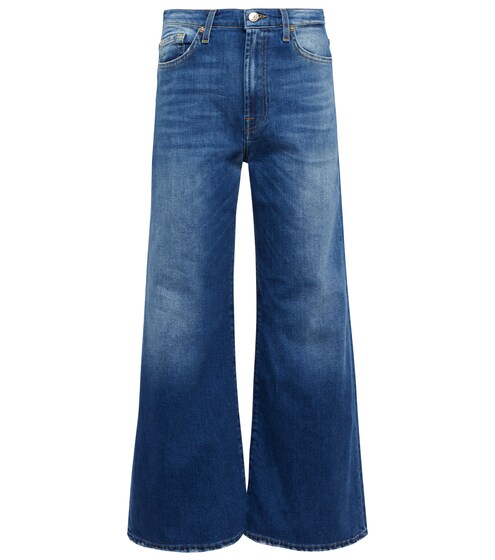 Jo high-rise flared cropped jeans | 7 For All Mankind