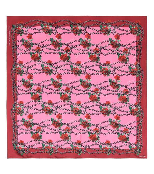 x Undercover floral silk scarf | Valentino