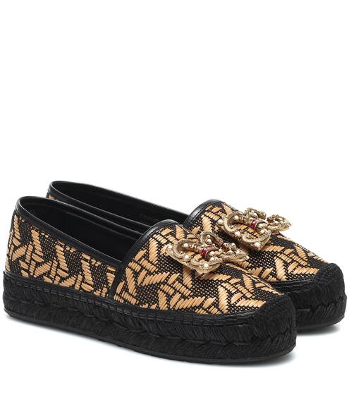 Espadrilles aus geflochtenem Bast | Dolce & Gabbana