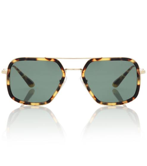 Square aviator sunglasses | Prada