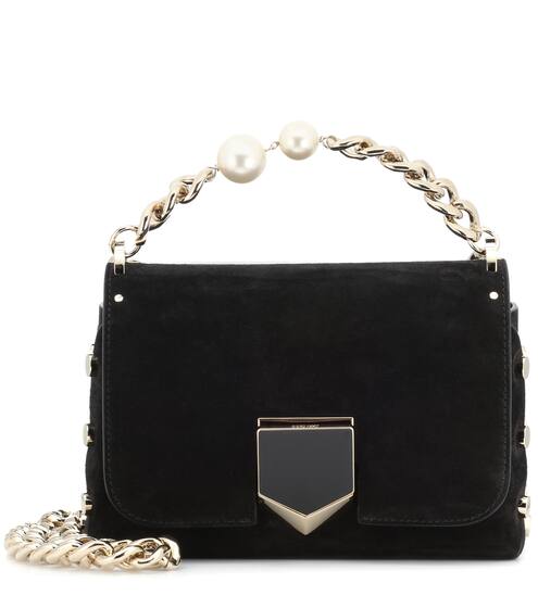 Jimmy Choo Bags Women S Handbags Mytheresa Lockett Pee Suede Shoulder Bag Jimmy Choo