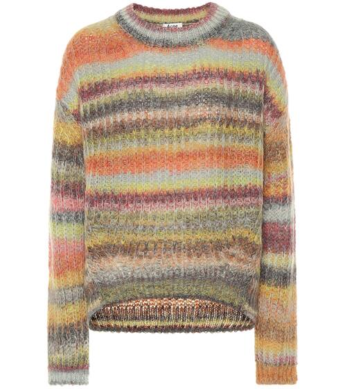 Striped mohair-blend sweater | Acne Studios