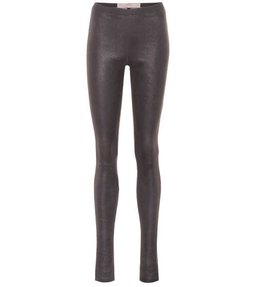 Stretch leather leggings | Rick Owens