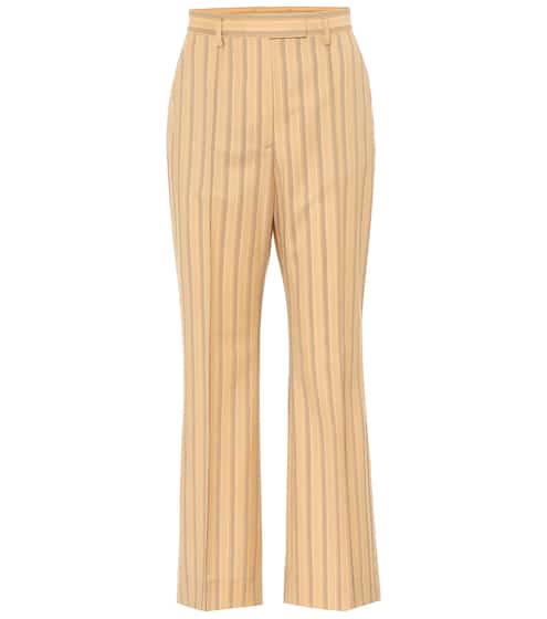 Pantalones flared de lana tiro alto | Acne Studios