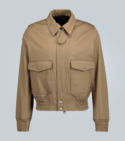 Cotton zipped-up jacket | AMI