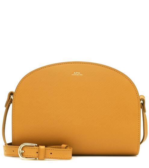 Schultertasche Demi-Lune aus Leder | A.P.C.