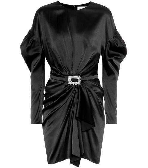 Embellished satin minidress | Alexandre Vauthier