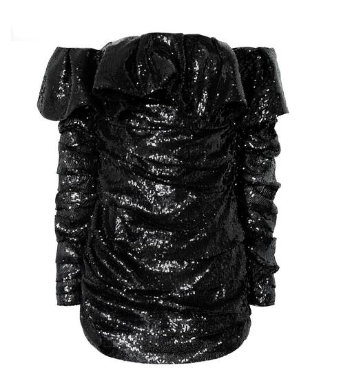 Off-the-shoulder sequined minidress | The Attico