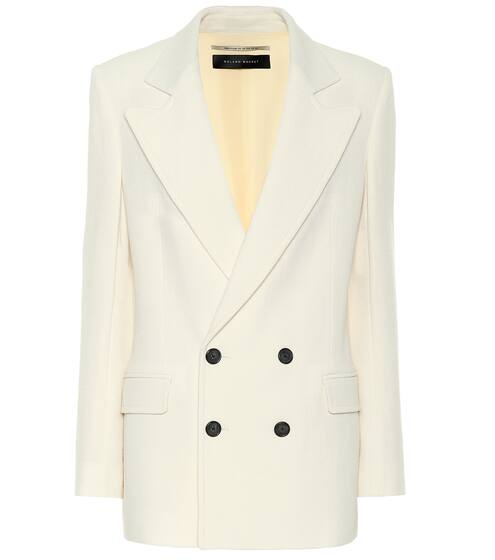 Gilroy wool-crêpe blazer | Roland Mouret