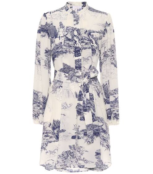 Printed silk shirt dress | Chloé