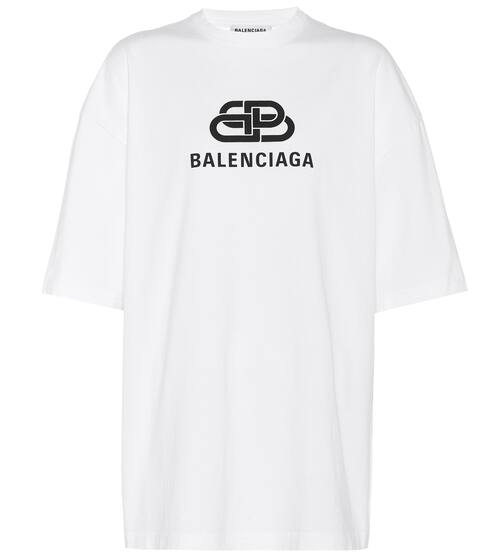 T-shirt in cotone con stampa | Balenciaga