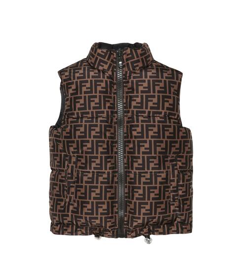 Reversible puffer vest | Fendi Kids