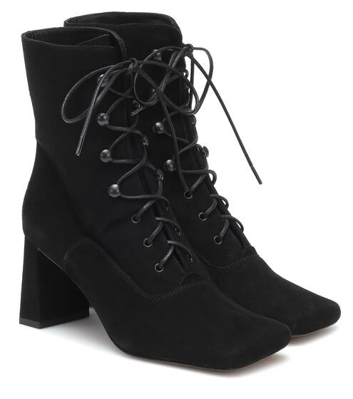 Claude lace-up suede ankle boots | By Far