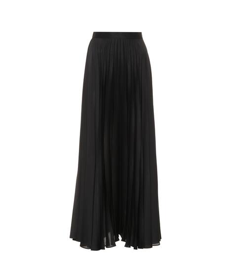 Nailen pleated satin skirt | The Row