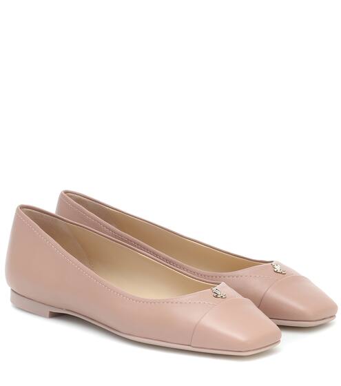 Gisela leather ballet flats | Jimmy Choo