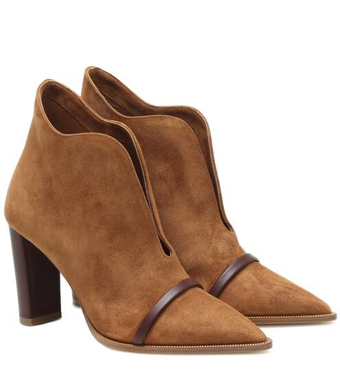 Clara 85 suede ankle boots | Malone Souliers