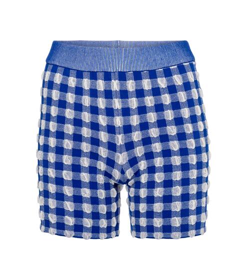 Le Short Arancia gingham knit shorts | Jacquemus