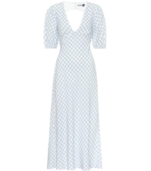 Steph checked midi dress | Rixo