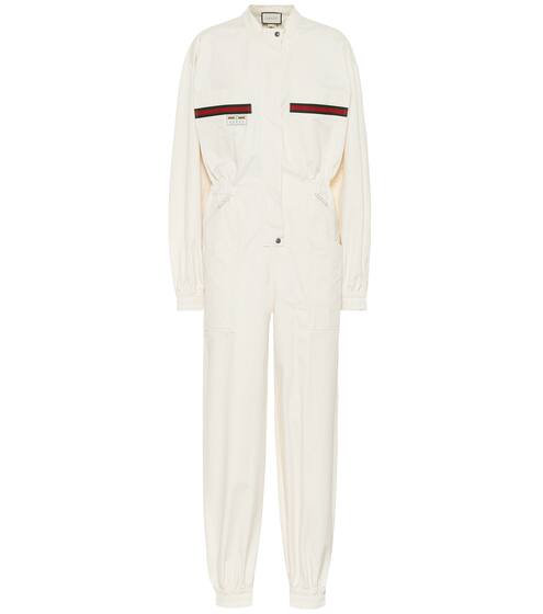 Cotton-twill jumpsuit | Gucci