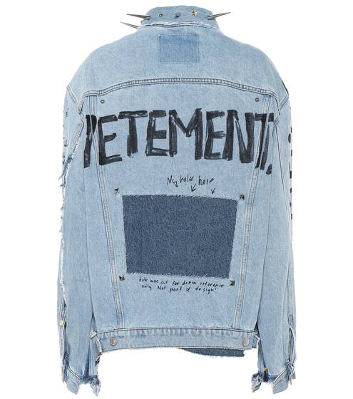 Embellished denim jacket | Vetements